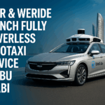 Driverless robotaxi by Uber and WeRide operating in Abu Dhabi – autonomous taxi service in UAE