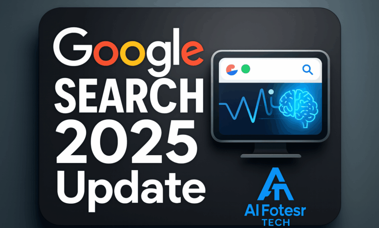 Google 2025 Search Update AI interface illustration